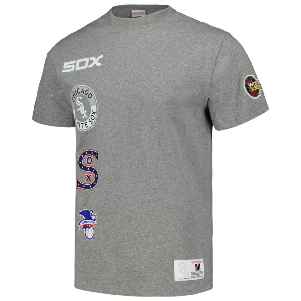 Chicago White Sox Cooperstown Collection City Collection T-Shirt - Heather Gray | Mitchell & Ness