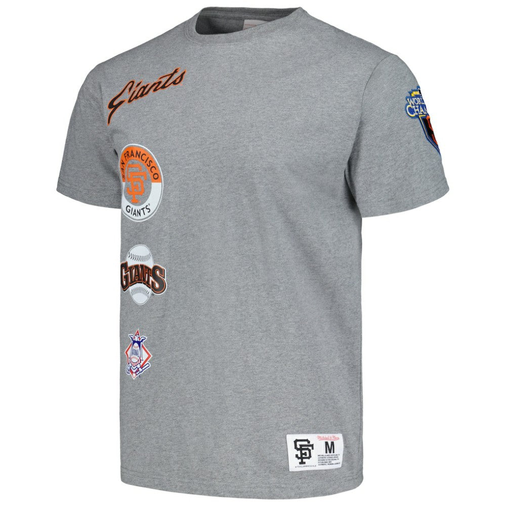 San Francisco Giants Cooperstown Collection City Collection T-Shirt - Heather Gray | Mitchell & Ness
