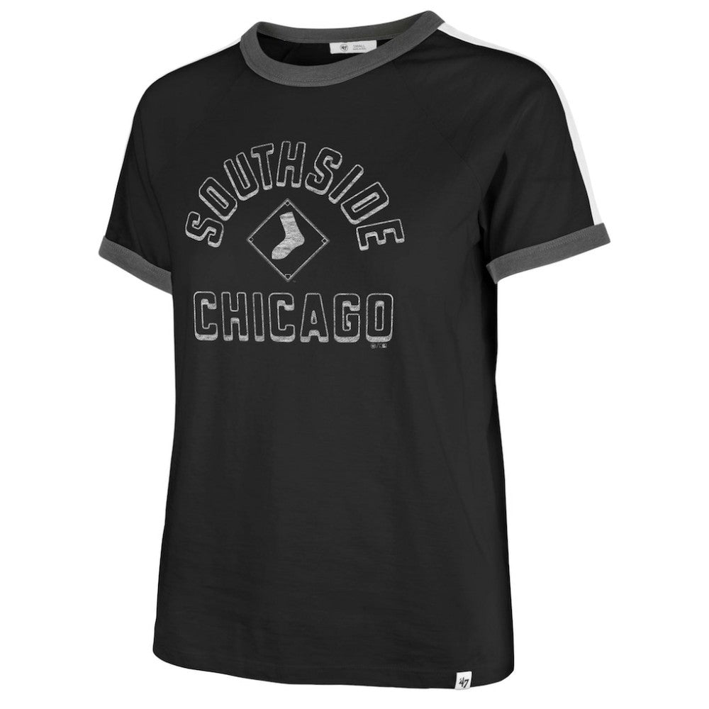 Chicago White Sox Women's City Connect Sweet Heat Peyton T-Shirt - Black | 47 brand