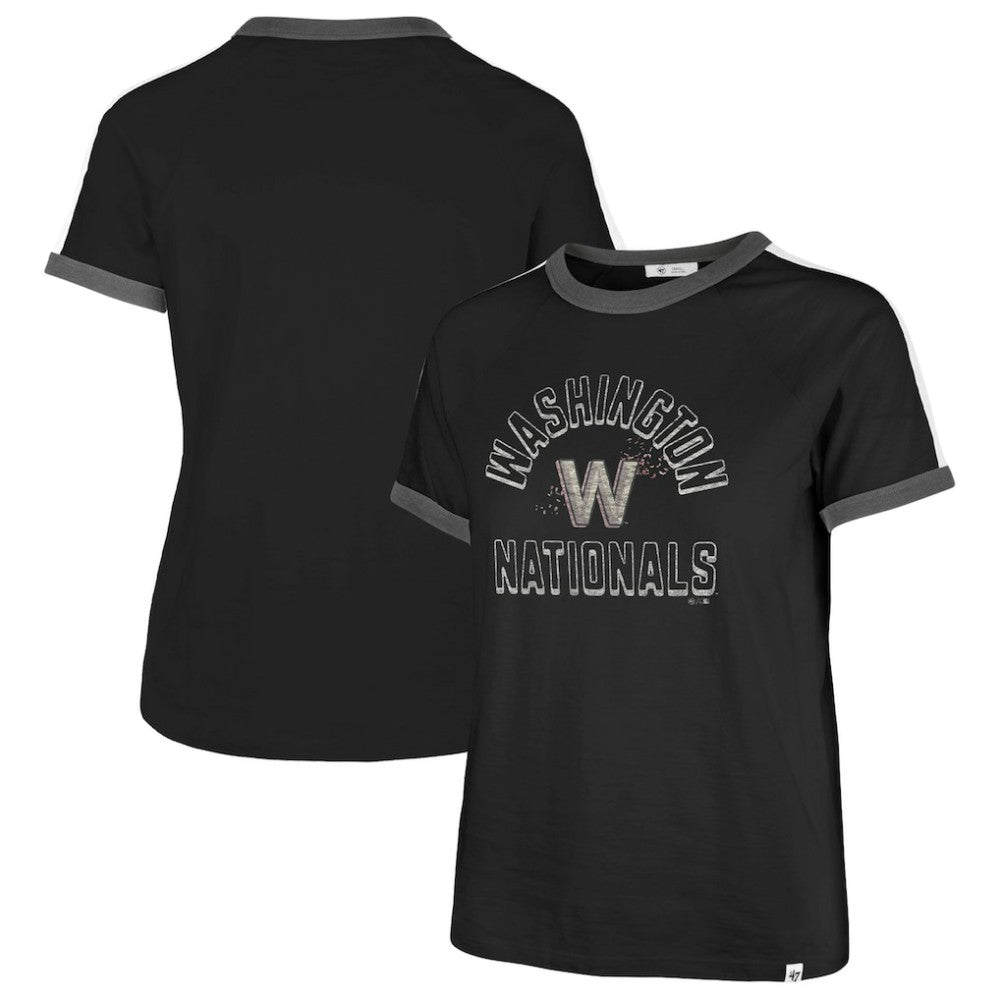 Washington Nationals Women's City Connect Sweet Heat Peyton T-Shirt - Black | 47 brand