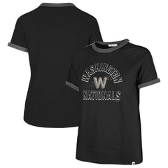 Washington Nationals Women's City Connect Sweet Heat Peyton T-Shirt - Black | 47 brand