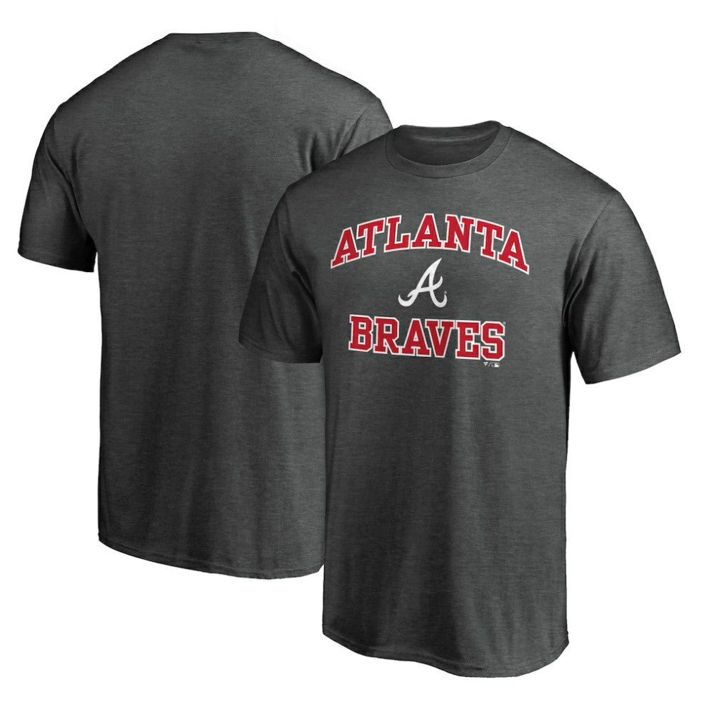 Atlanta Braves Heart & Soul T-Shirt - Charcoal