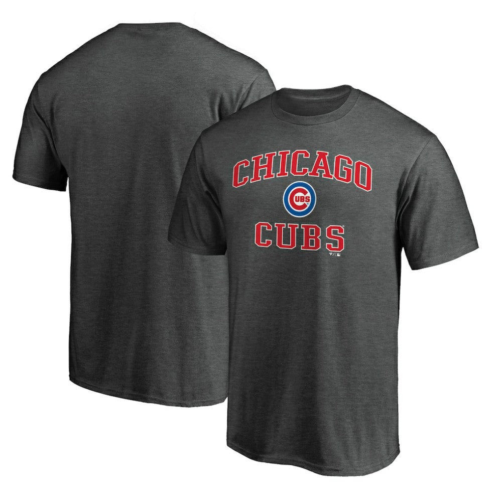 Chicago Cubs Heart & Soul T-Shirt - Charcoal