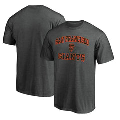 San Francisco Giants Heart & Soul Team Logo T-Shirt - Charcoal