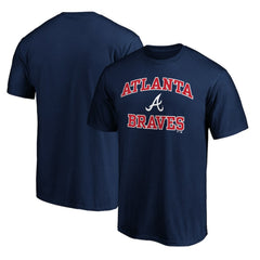 Atlanta Braves Heart & Soul T-Shirt - Navy
