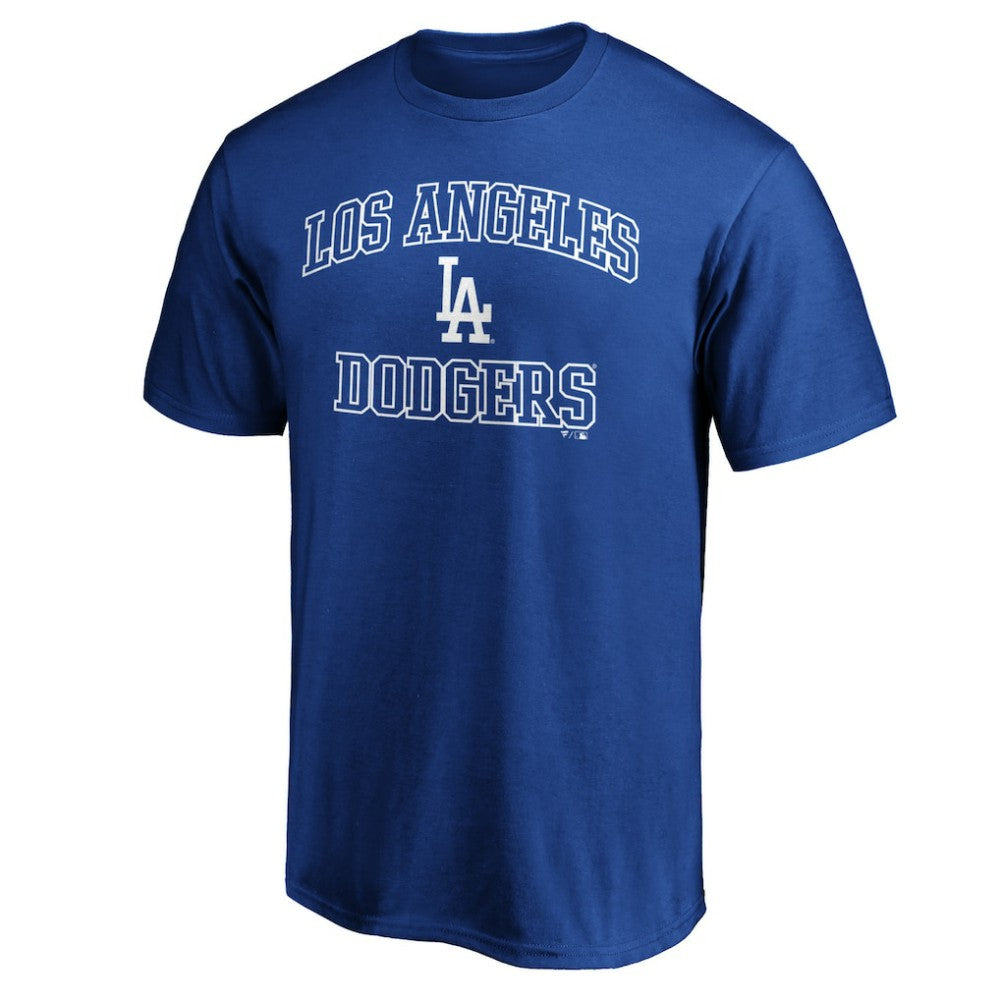 Los Angeles Dodgers Heart & Soul Team Logo T-Shirt - Royal
