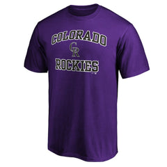 Colorado Rockies Heart & Soul T-Shirt - Purple