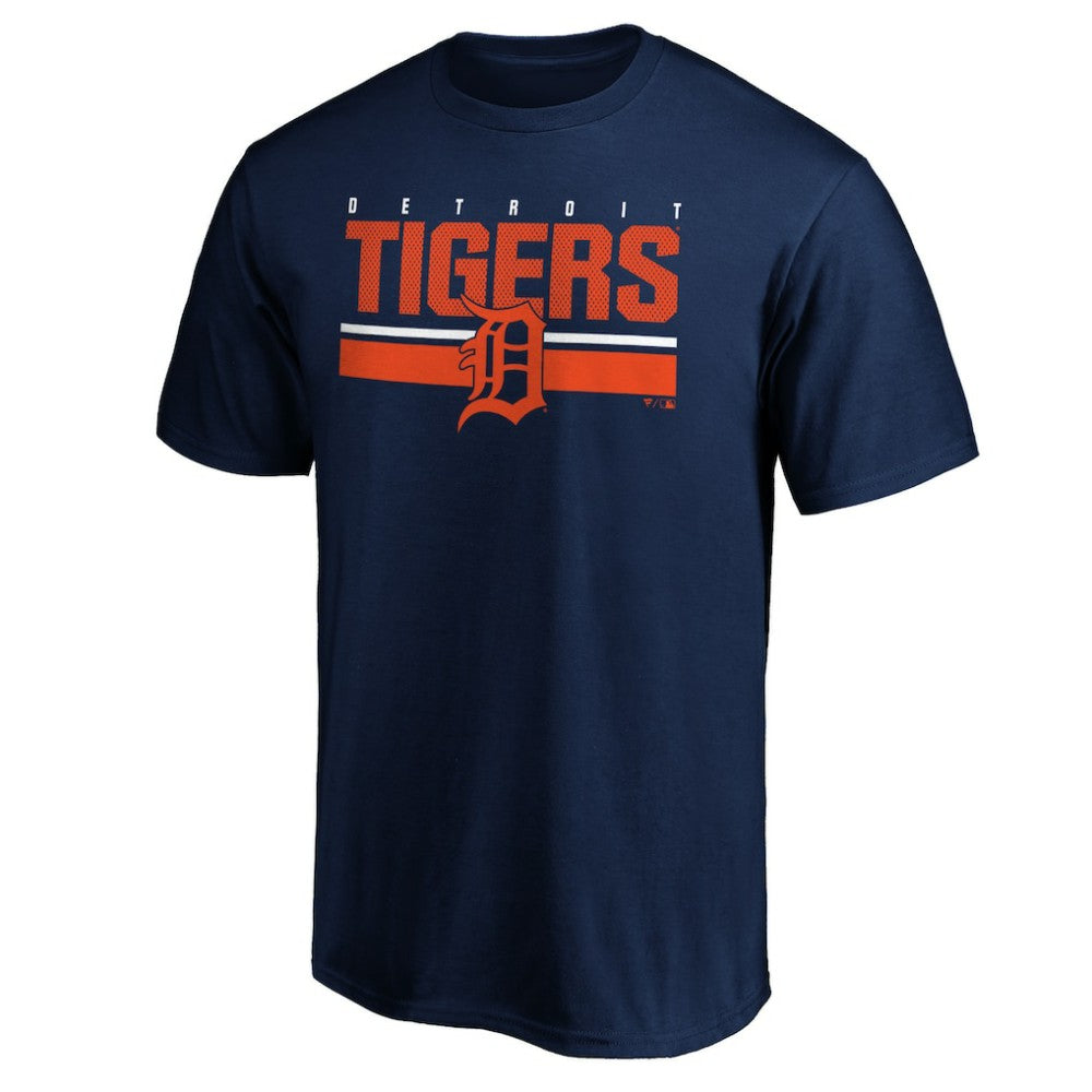 Detroit Tigers End Game Team Wordmark T-Shirt - Navy