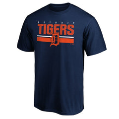 Detroit Tigers End Game Team Wordmark T-Shirt - Navy