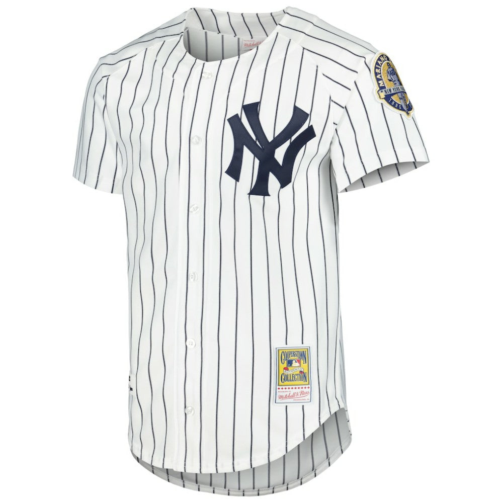 Derek Jeter New York Yankees Cooperstown Collection Authentic Jersey - White | Mitchell & Ness