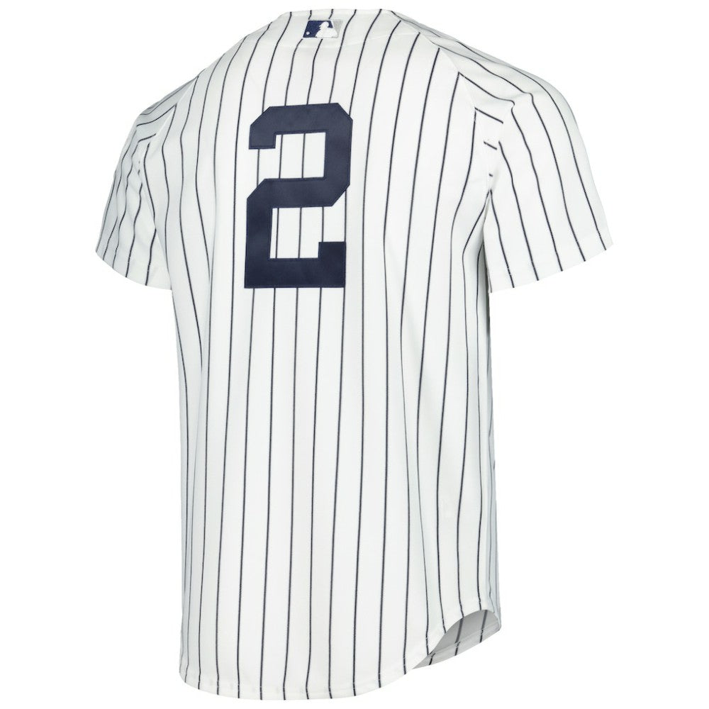 Derek Jeter New York Yankees Cooperstown Collection Authentic Jersey - White | Mitchell & Ness