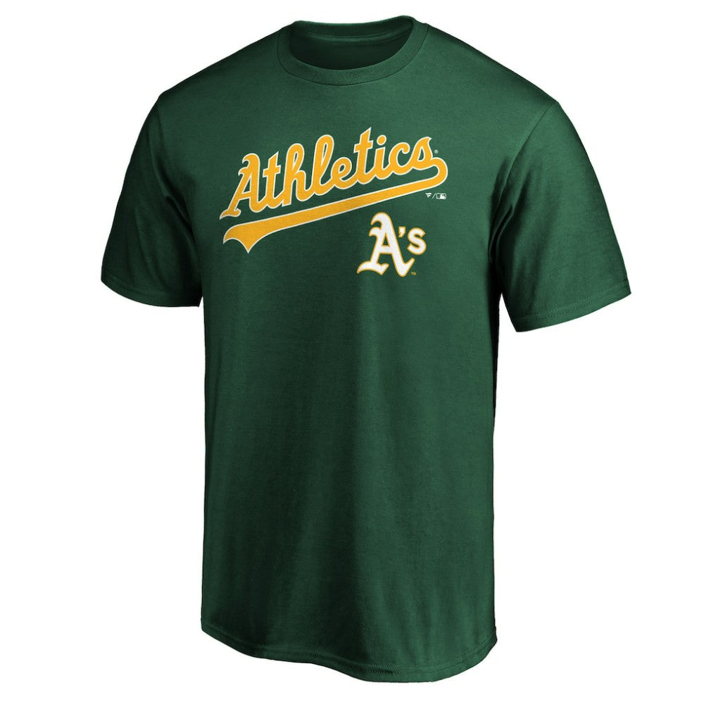 Athletics Team Lock Up Wordmark T-Shirt - Green
