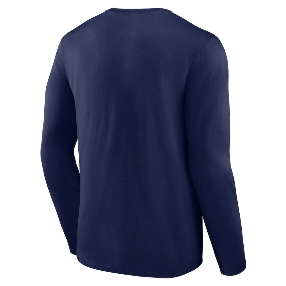 Cleveland Guardians Team Lock Up Long Sleeve T-Shirt - Navy
