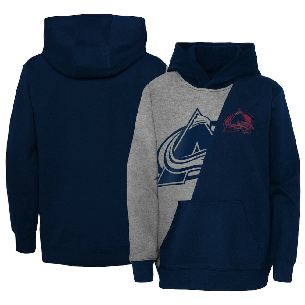 Colorado Avalanche Preschool Unrivaled Pullover Hoodie Gray/Navy