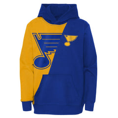 St. Louis Blues Youth Unrivaled Pullover Hoodie Gold/Blue