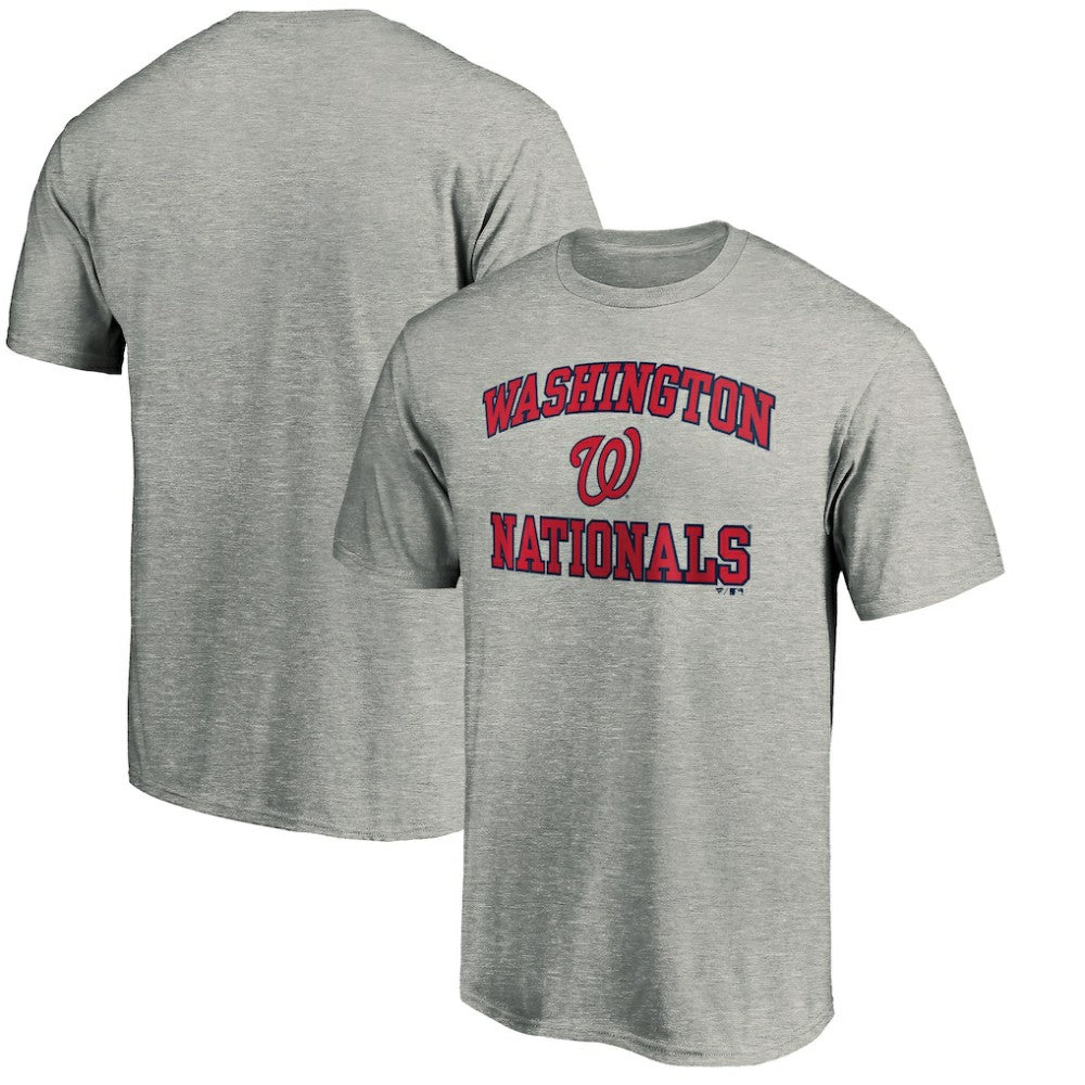 Washington Nationals Heart & Soul T-Shirt - Heather Gray