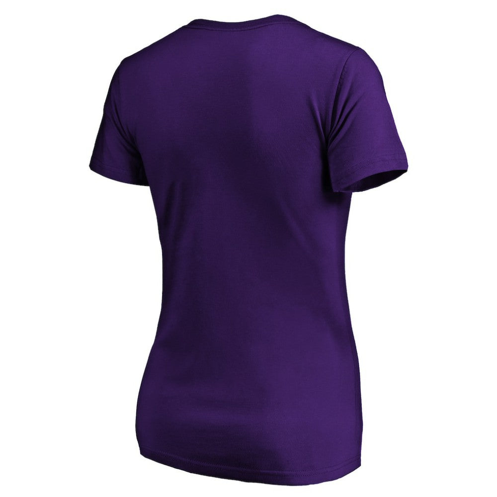 Colorado Rockies Women's Core Team Lock Up V-Neck T-Shirt - Purple