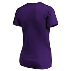 Colorado Rockies Women's Core Team Lock Up V-Neck T-Shirt - Purple