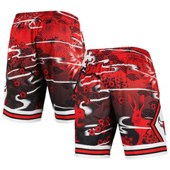 Chicago Bulls Lunar New Year Swingman Shorts - Red | Mitchell & Ness shop