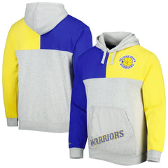 Golden State Warriors Tie-Breaker Pullover Hoodie sale - Heather Gray | Mitchell & Ness sale