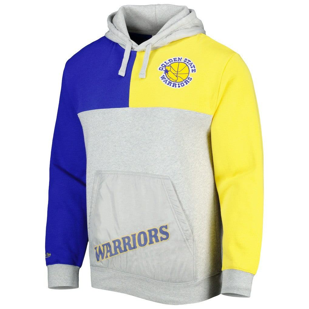 Golden State Warriors Tie-Breaker Pullover Hoodie sale - Heather Gray | Mitchell & Ness sale