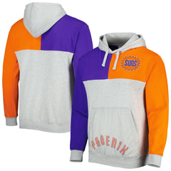 Phoenix Suns Tie-Breaker Pullover Hoodie - Heather Gray | Mitchell & Ness for sale
