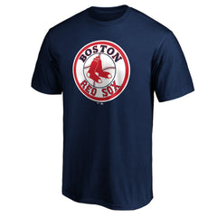 Boston Red Sox Cooperstown Collection Forbes Team Logo T-Shirt - Navy