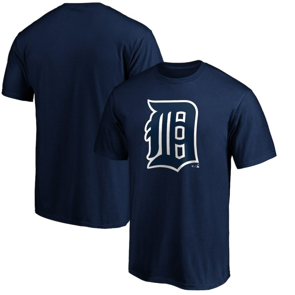 Detroit Tigers Cooperstown Collection Forbes Team Logo T-Shirt - Navy