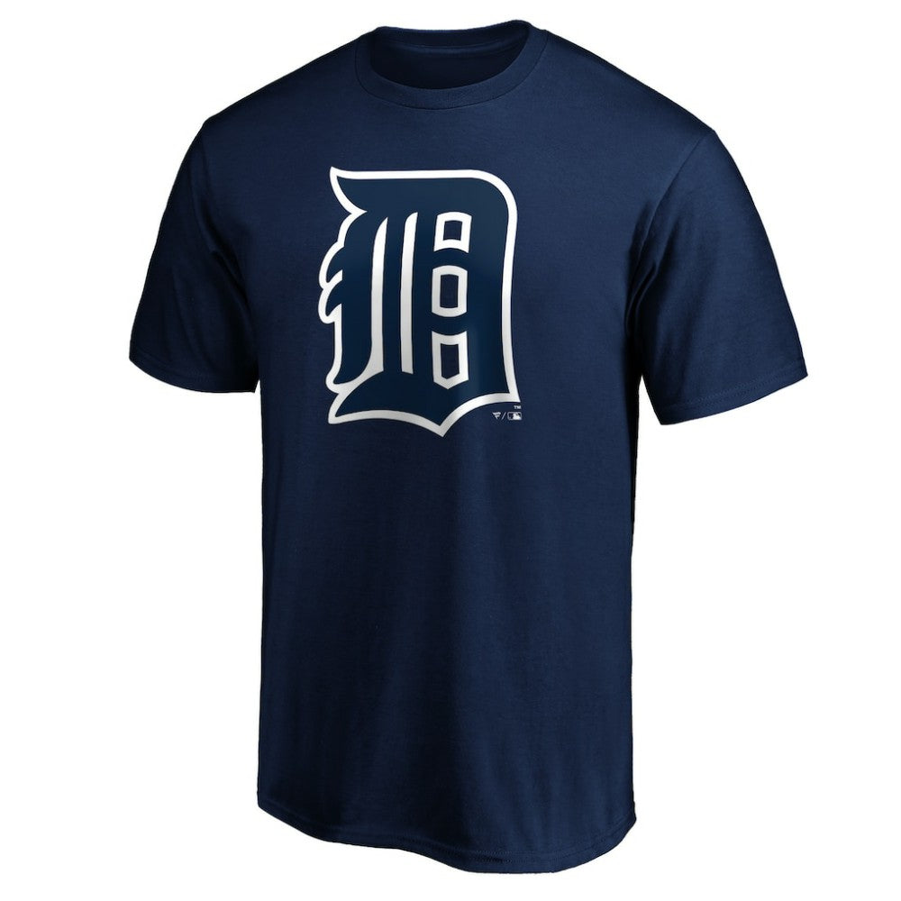 Detroit Tigers Cooperstown Collection Forbes Team Logo T-Shirt - Navy