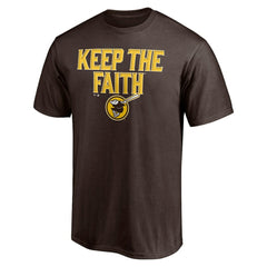 San Diego Padres Keep the Faith T-Shirt - Brown