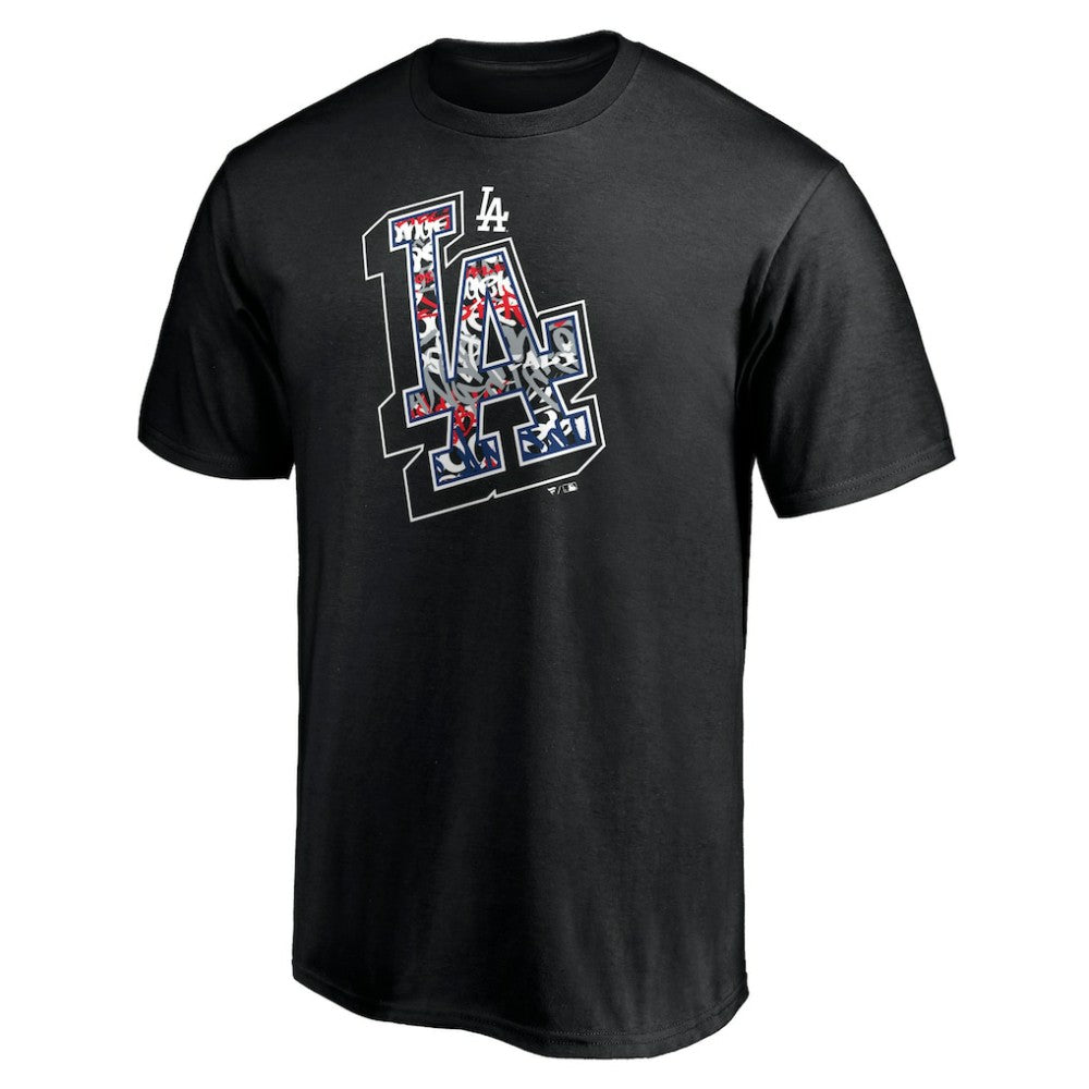 Los Angeles Dodgers Hometown Collection Tag T-Shirt - Black