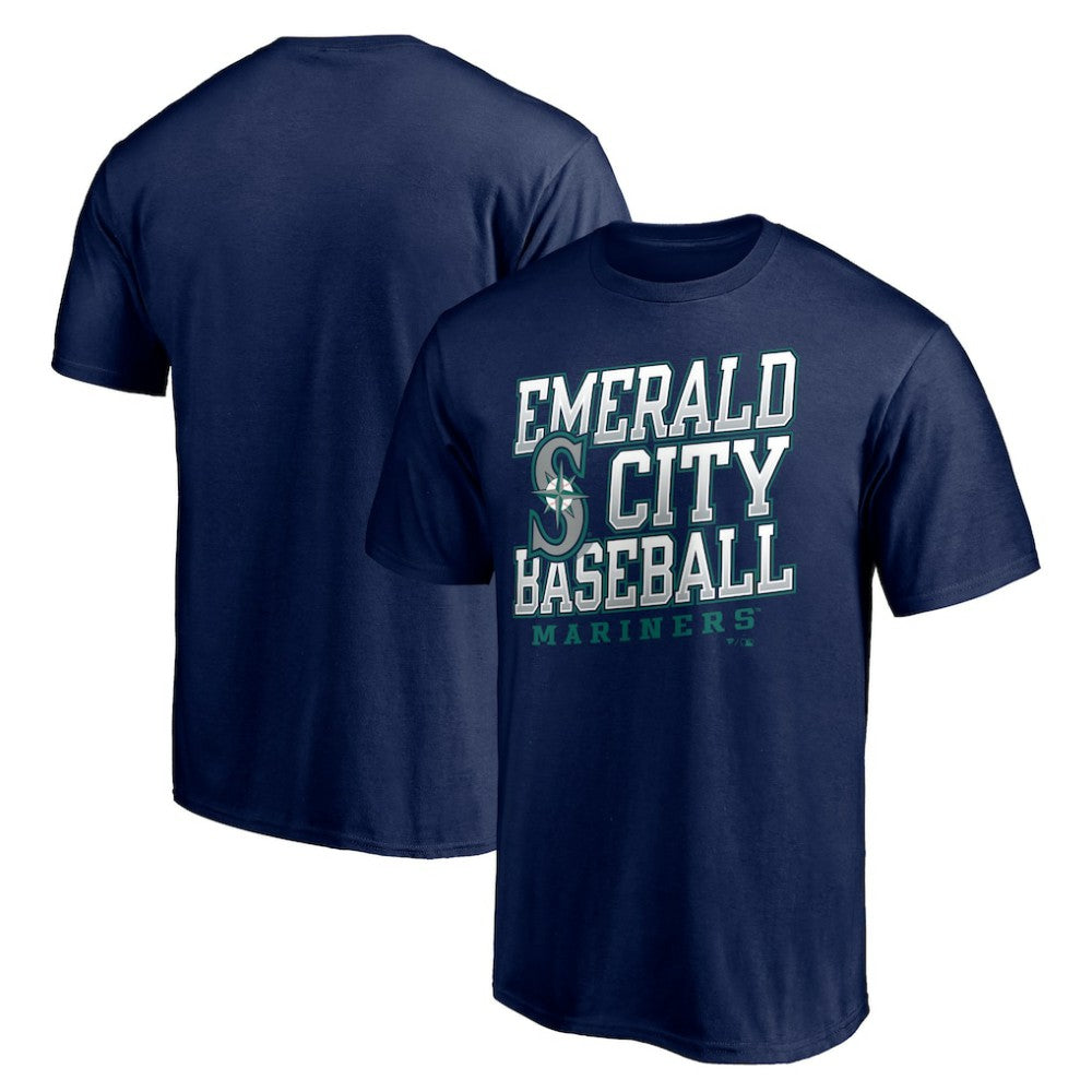 Seattle Mariners Emerald City Baseball T-Shirt - Navy
