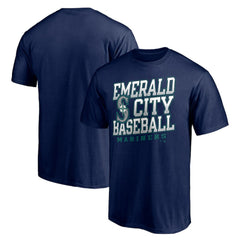 Seattle Mariners Emerald City Baseball T-Shirt - Navy