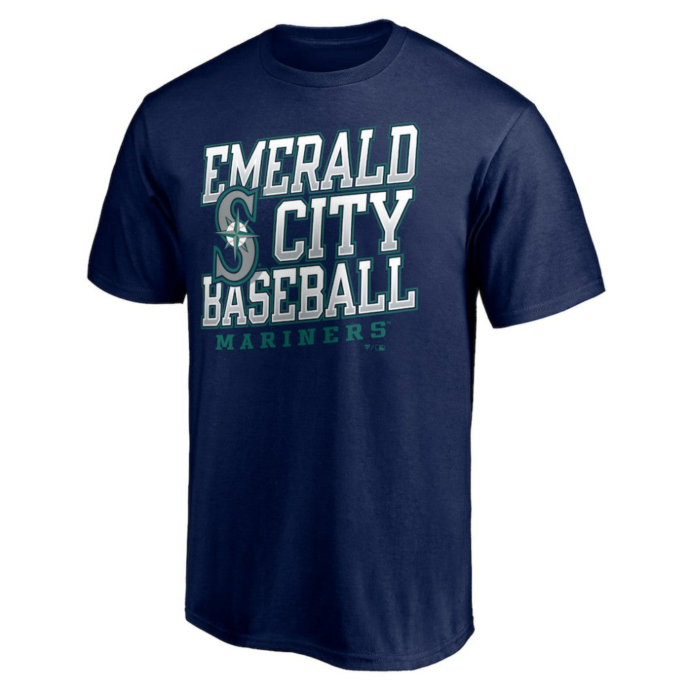 Seattle Mariners Emerald City Baseball T-Shirt - Navy