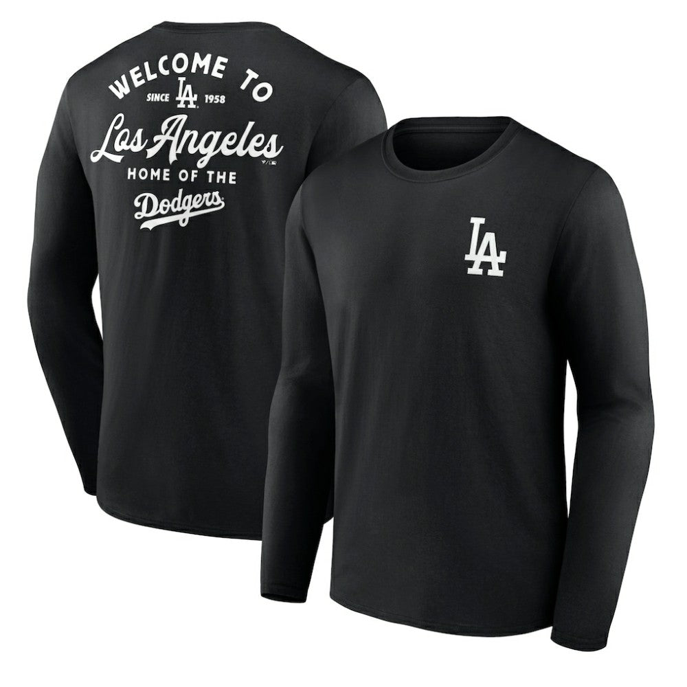 Los Angeles Dodgers Long Ball Long Sleeve T-Shirt - Black