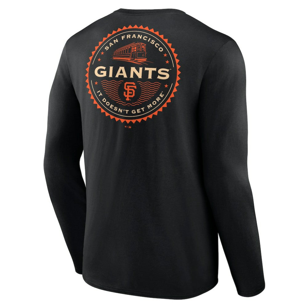 San Francisco Giants SF Seal Long Sleeve T-Shirt - Black