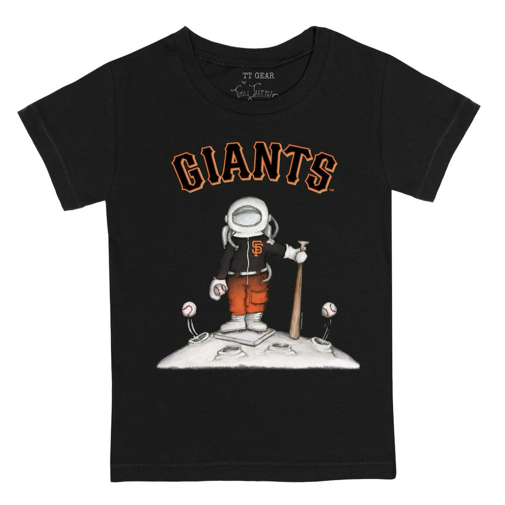 San Francisco Giants Tiny Turnip Youth Astronaut T-Shirt - Black