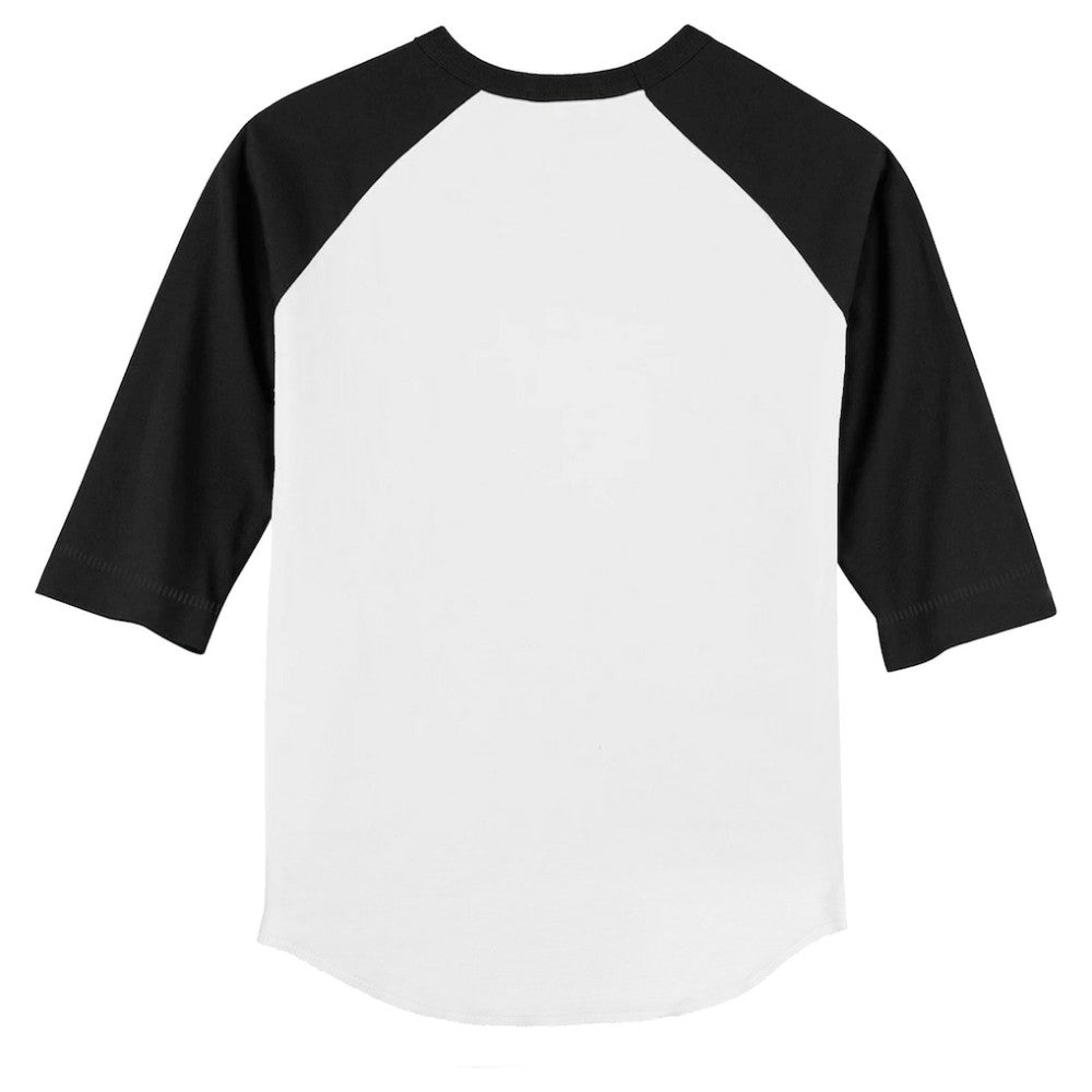 Pittsburgh Pirates Tiny Turnip Youth Baseball Bow 3/4-Sleeve Raglan T-Shirt - White/Black