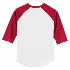 Cincinnati Reds Tiny Turnip Youth Baseball Cross Bats 3/4-Sleeve Raglan T-Shirt - White/Red