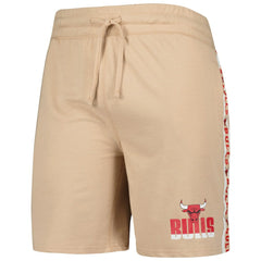 Chicago Bulls Concepts Sport Team Stripe Shorts - Tan on sale
