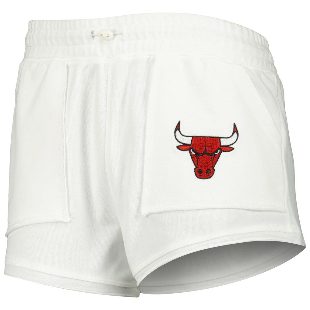 Chicago Bulls Concepts Sport Women's Sunray Shorts - White discount