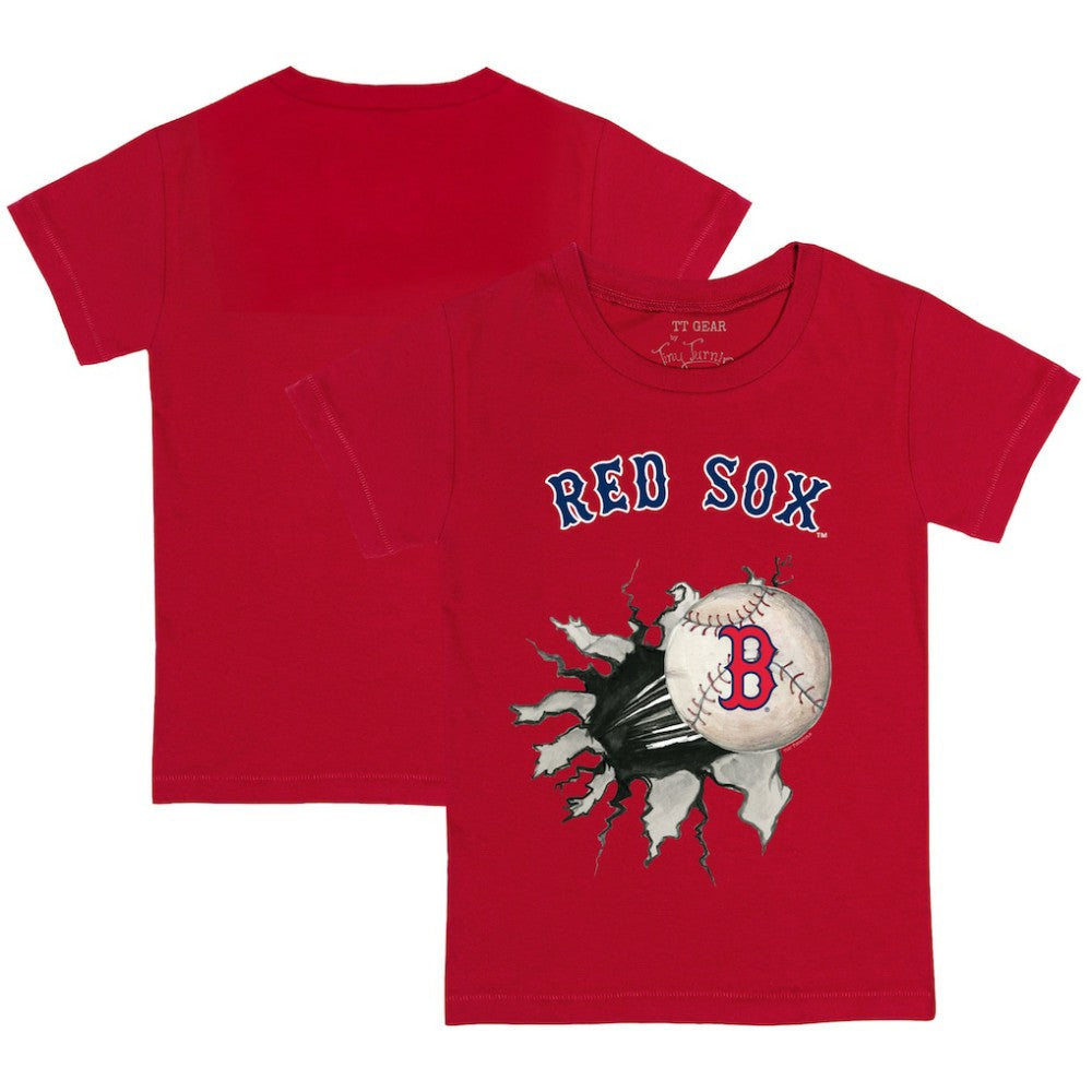 Boston Red Sox Tiny Turnip Youth Baseball Tear T-Shirt - Red
