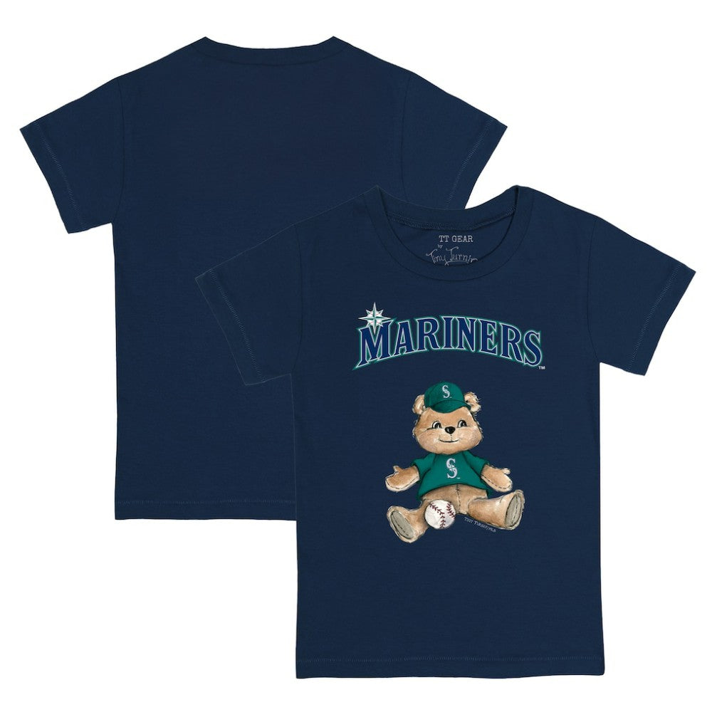 Seattle Mariners Tiny Turnip Youth Teddy Boy T-Shirt - Navy