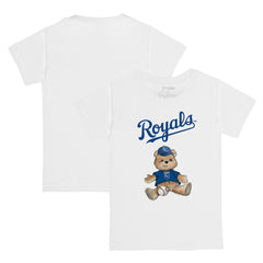 Kansas City Royals Tiny Turnip Youth Teddy Boy T-Shirt - White