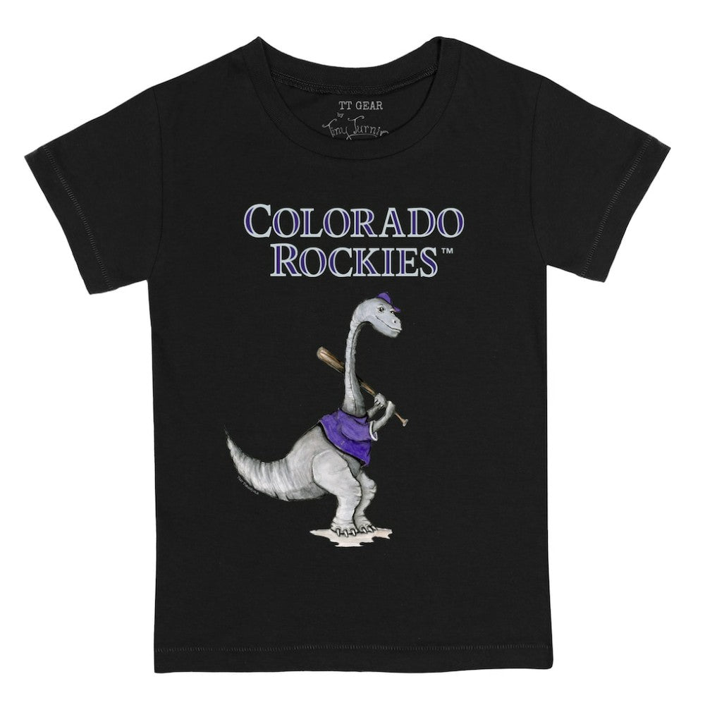 Colorado Rockies Tiny Turnip Youth Bronto T-Shirt - Black