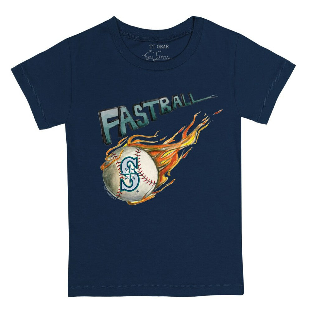 Seattle Mariners Tiny Turnip Youth Fastball T-Shirt - Navy