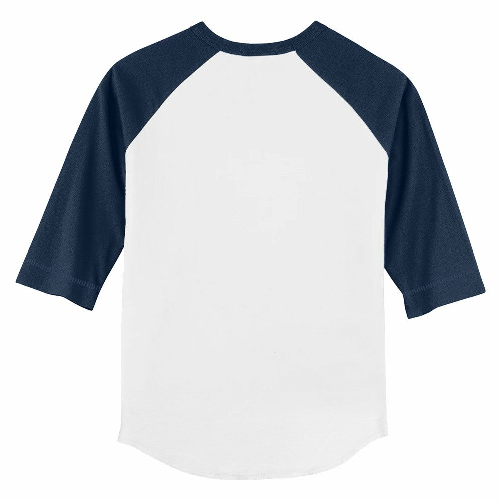Houston Astros Tiny Turnip Youth Fastball 3/4-Sleeve Raglan T-Shirt - White/Navy