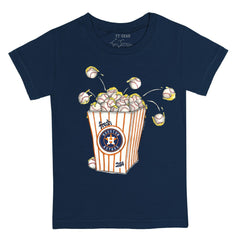 Houston Astros Tiny Turnip Youth Popcorn T-Shirt - Navy