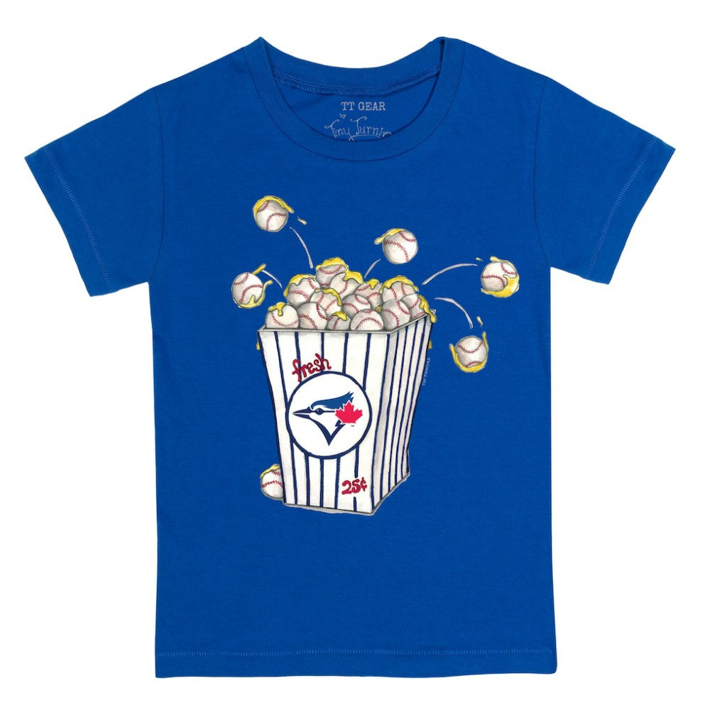 Toronto Blue Jays Tiny Turnip Youth Popcorn T-Shirt - Royal