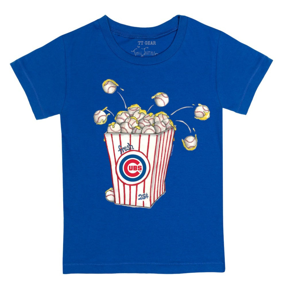 Chicago Cubs Tiny Turnip Youth Popcorn T-Shirt - Royal